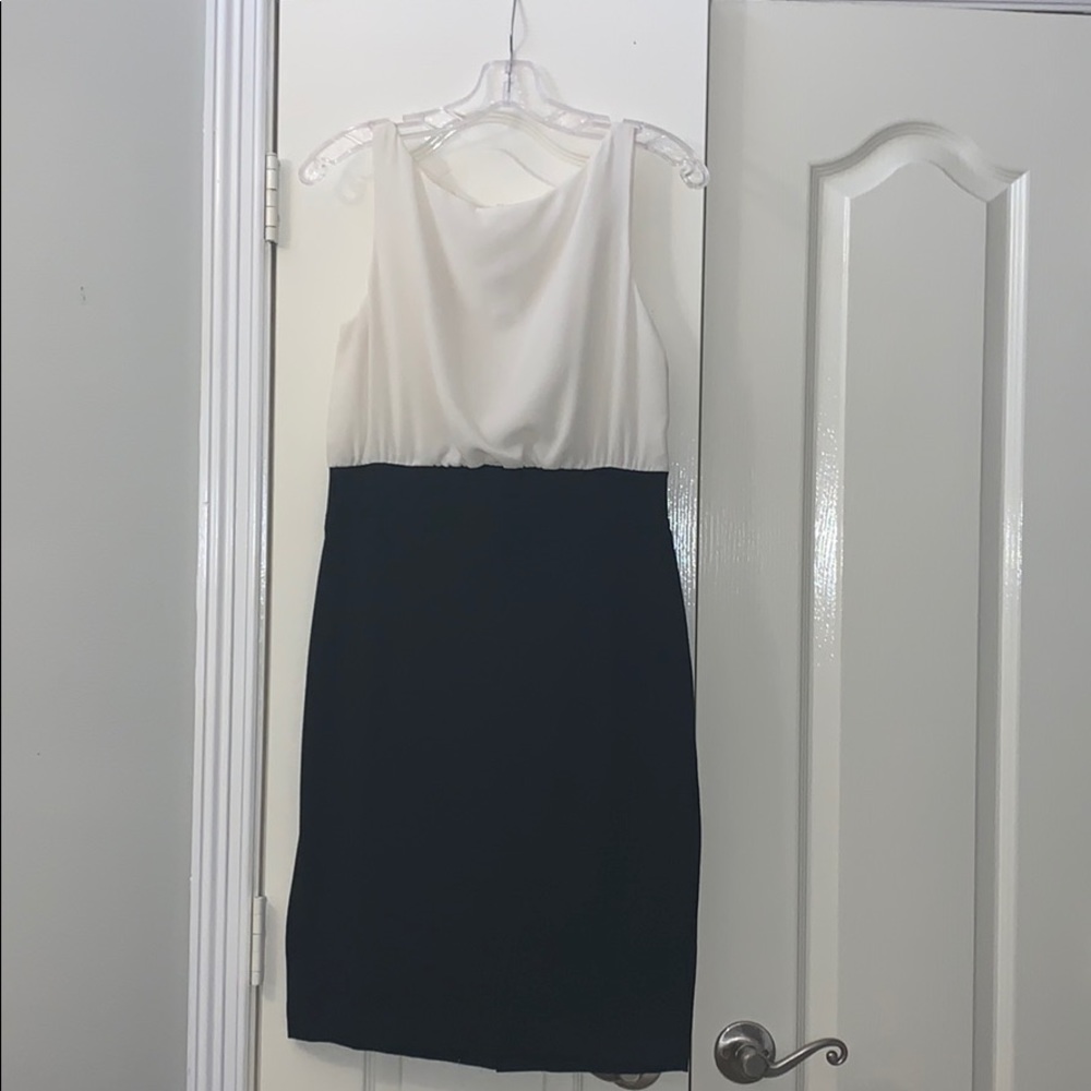 NWT LOFT black and white dress